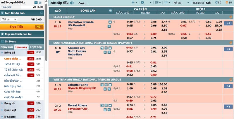 Thabet Thể thao: Sảnh cá độ đá banh đỉnh cao năm 2026 6 Rút tiền thưởng
